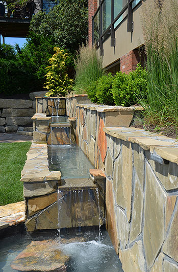 Tiered Water Feature
