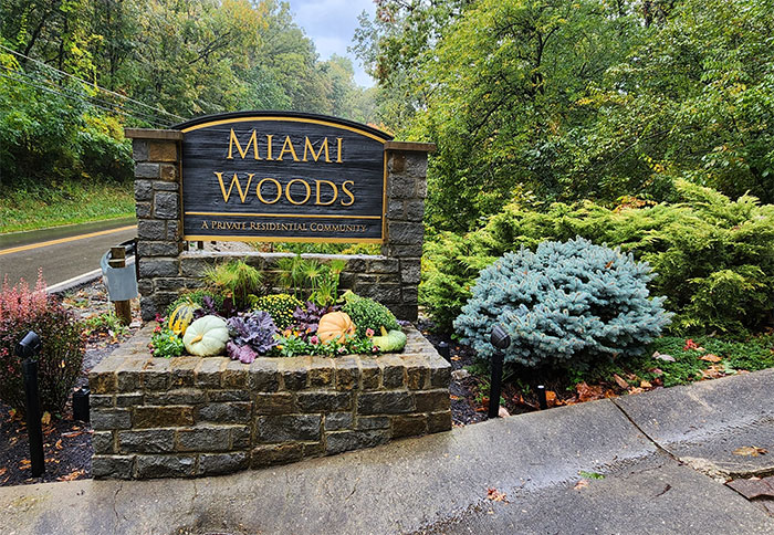 Miami Woods Entrance Milford OH