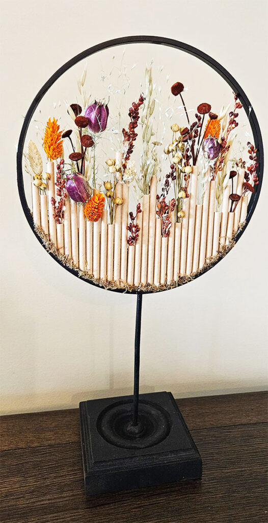 Circular Dried Flowers